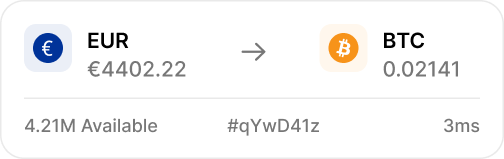 EUR to BTC
